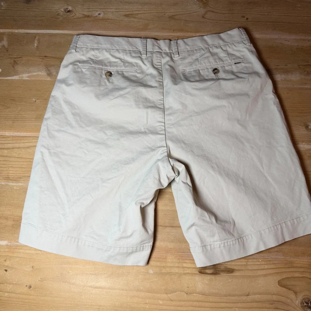 Polo Ralph Lauren Stretch Classic Fit Chino Shorts Tan Khaki Mens 33 9" Inseam - Picture 3 of 6